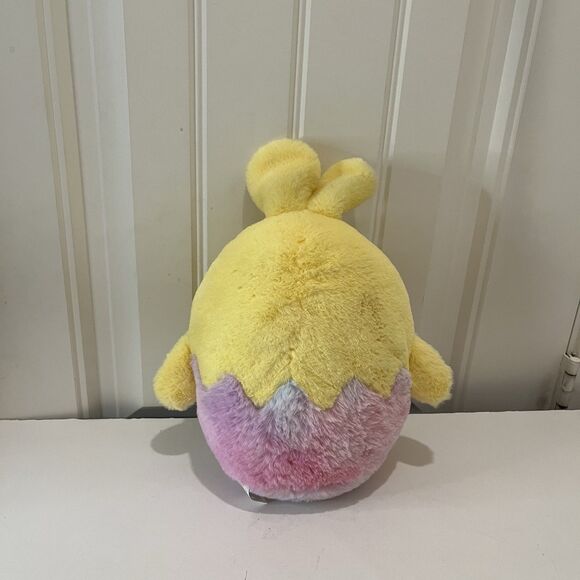 Excite USA Easter Plush Rabbit Bunny Chick Egg Yellow Pink Stuffed Animal 11.5" - Picture 6 of 8